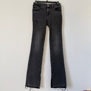 Express Skyscraper Gray faded Flared Women's Jeans